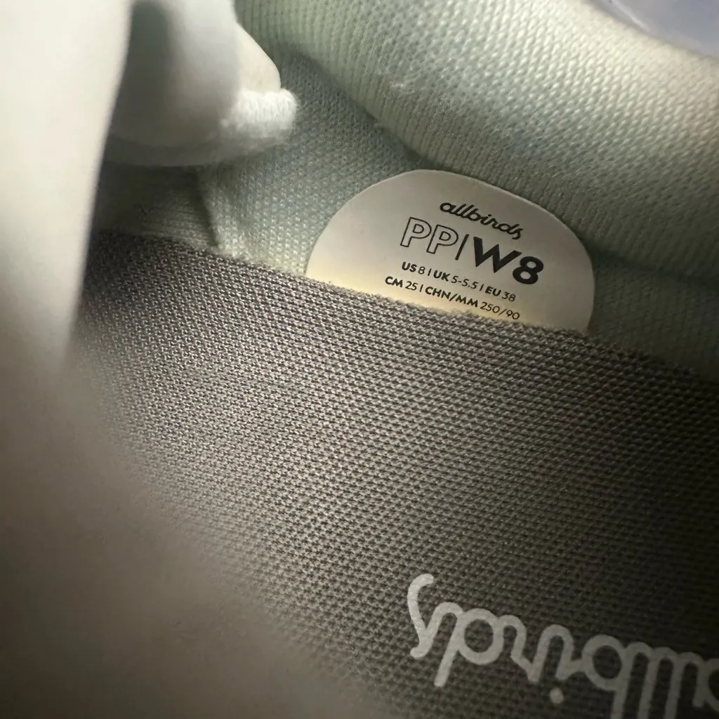 Allbirds  Women’s Plant Pacers In Dreamy Green Size 8 Cushioned Removable Insole - Image 6