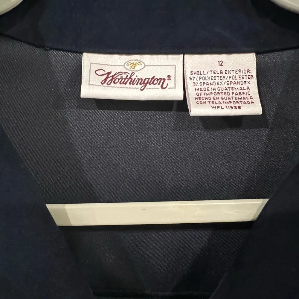 🎄Worthington Vintage Navy Blazer - Image 2