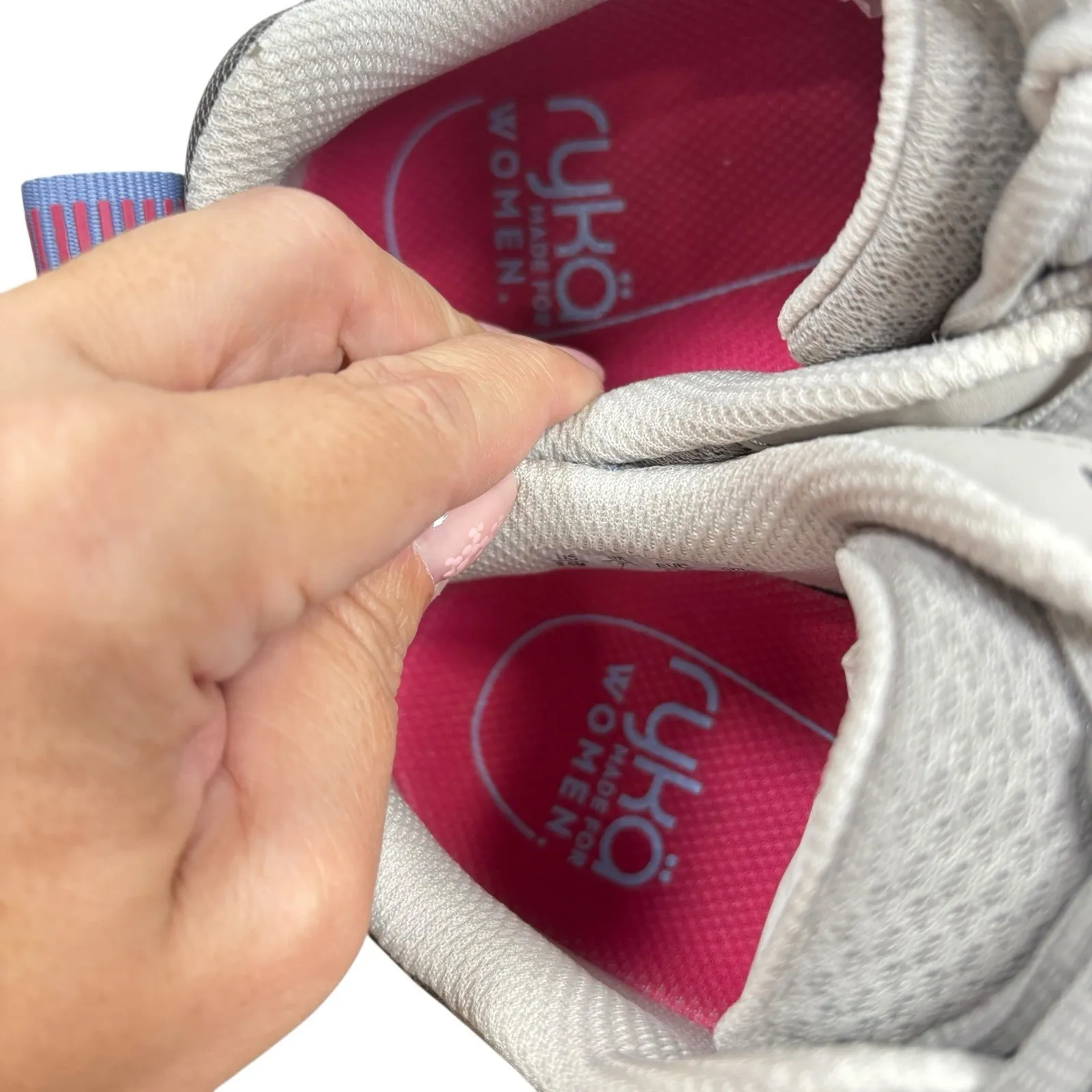 Ryka Glide Sneakers Women's Grey Max Cushion Running Comfort Classic Shoes 9.5 - Image 8