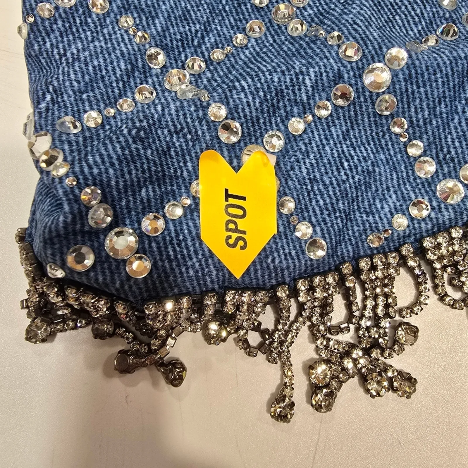 BEACH RIOT x REVOLVE Jessica Bikini Top in Denim Medium - Image 6