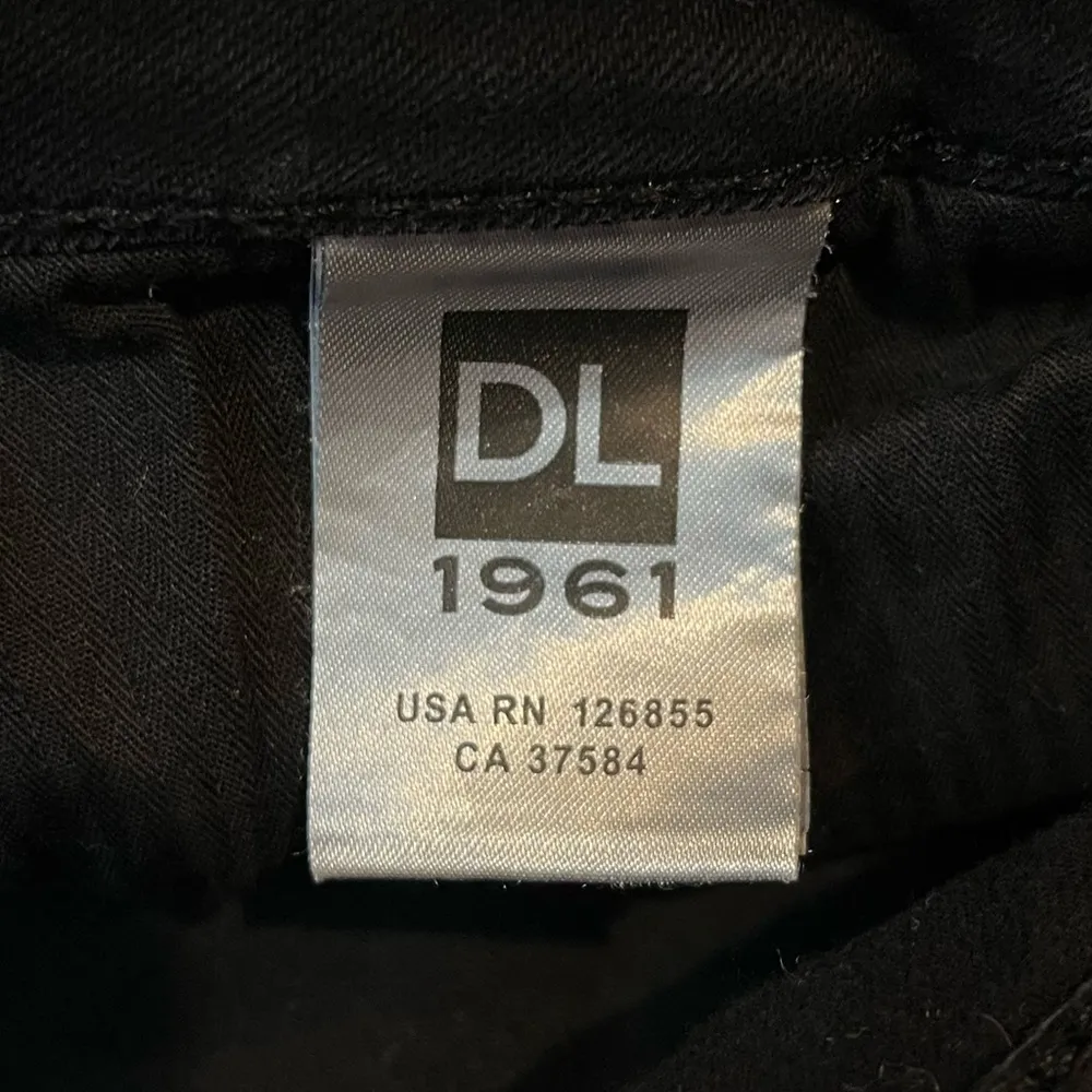 Dl1961 Emma Power Leggings Skinny Distressed Jeans Black Size 29 - Image 6