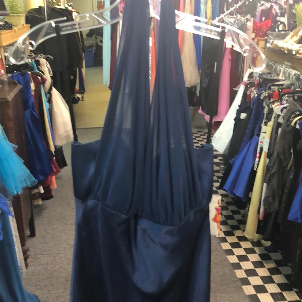 Betsy & Adam Blue size 10 formal dress - Image 2