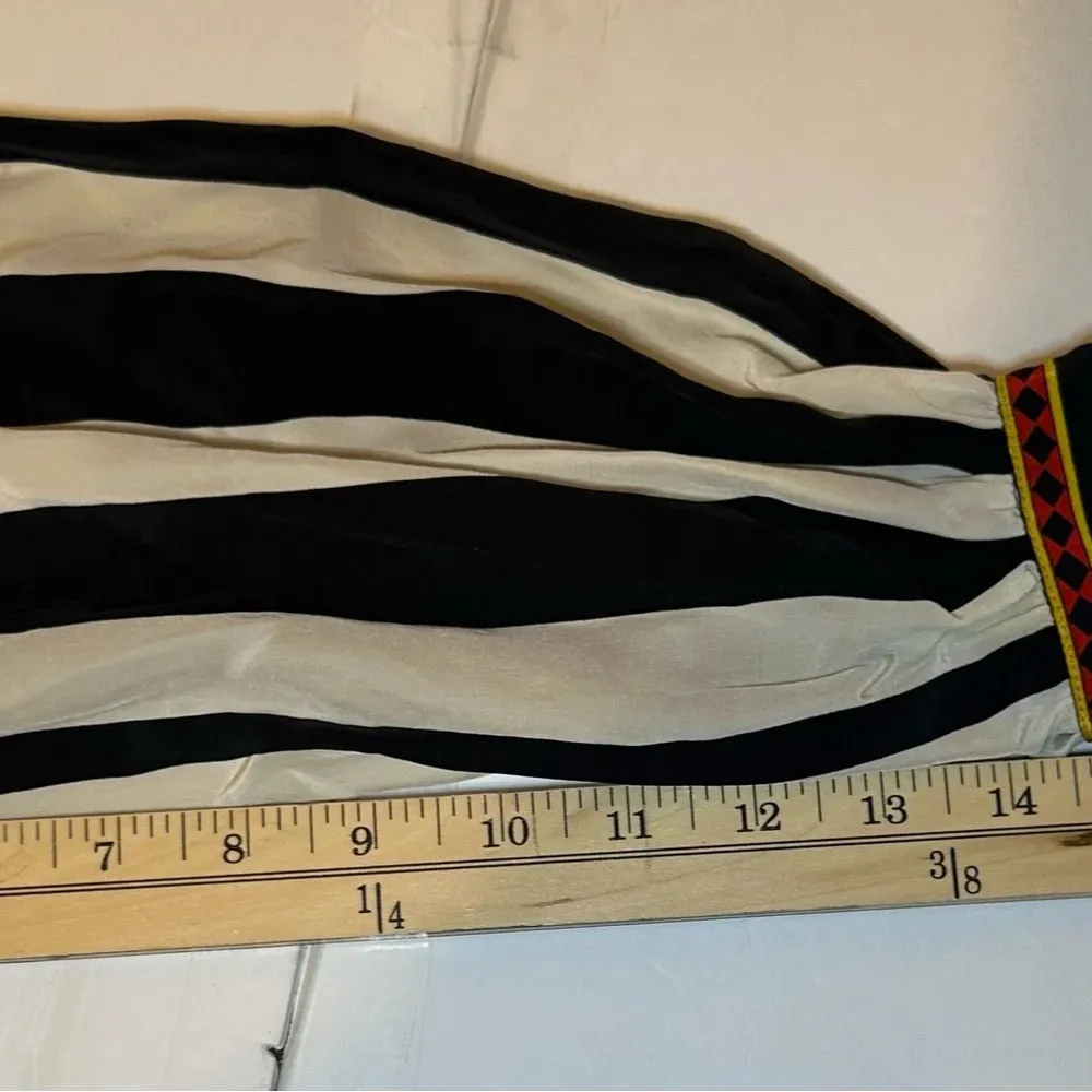 Vintage Francesca of Damon Silk Shirt Size 14 Black - Image 13