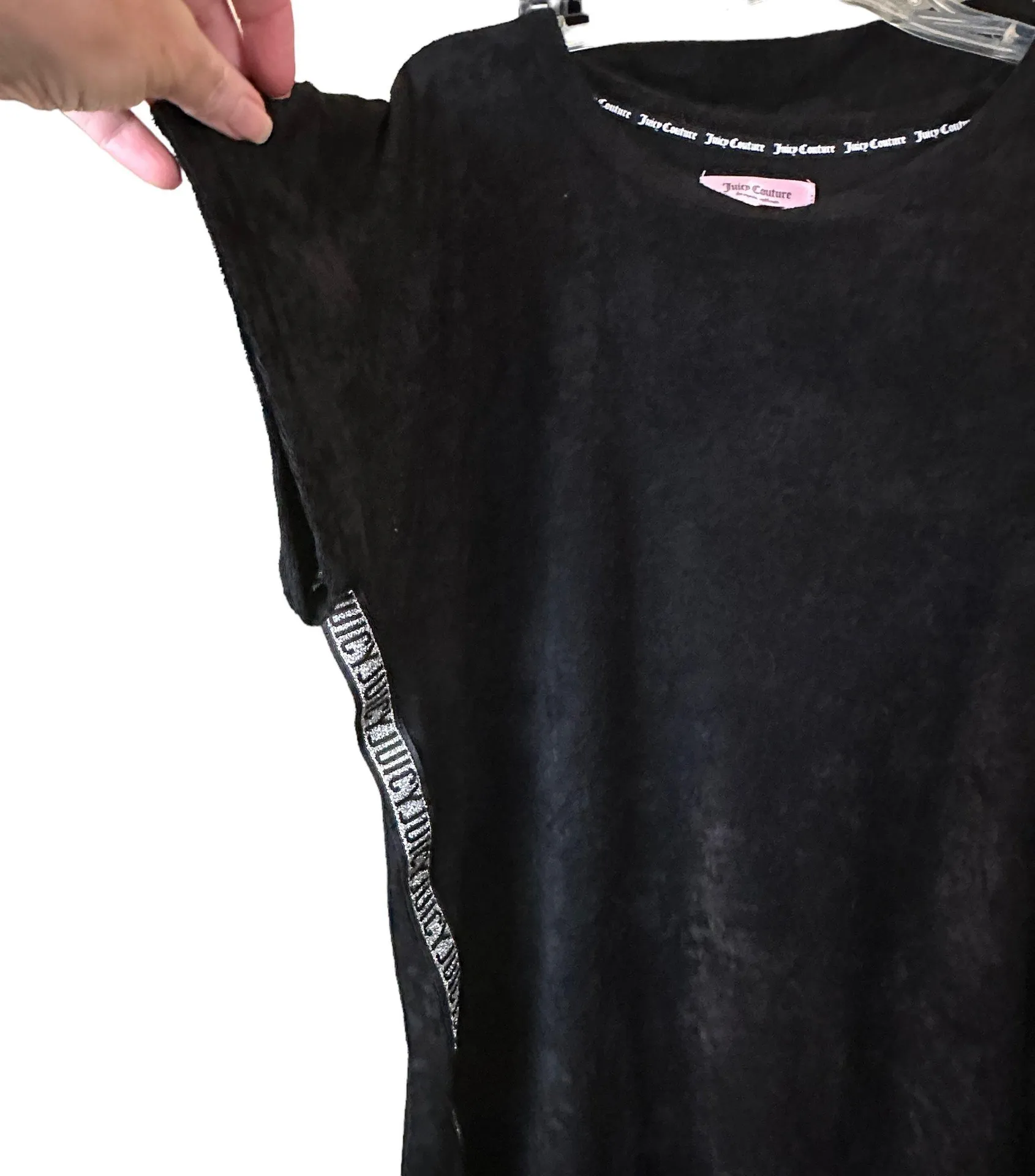 Black Terry Pajama Set - Image 2