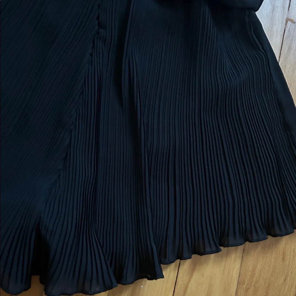 English Factory Short Sleeve Black Pleated Romper - Image 6