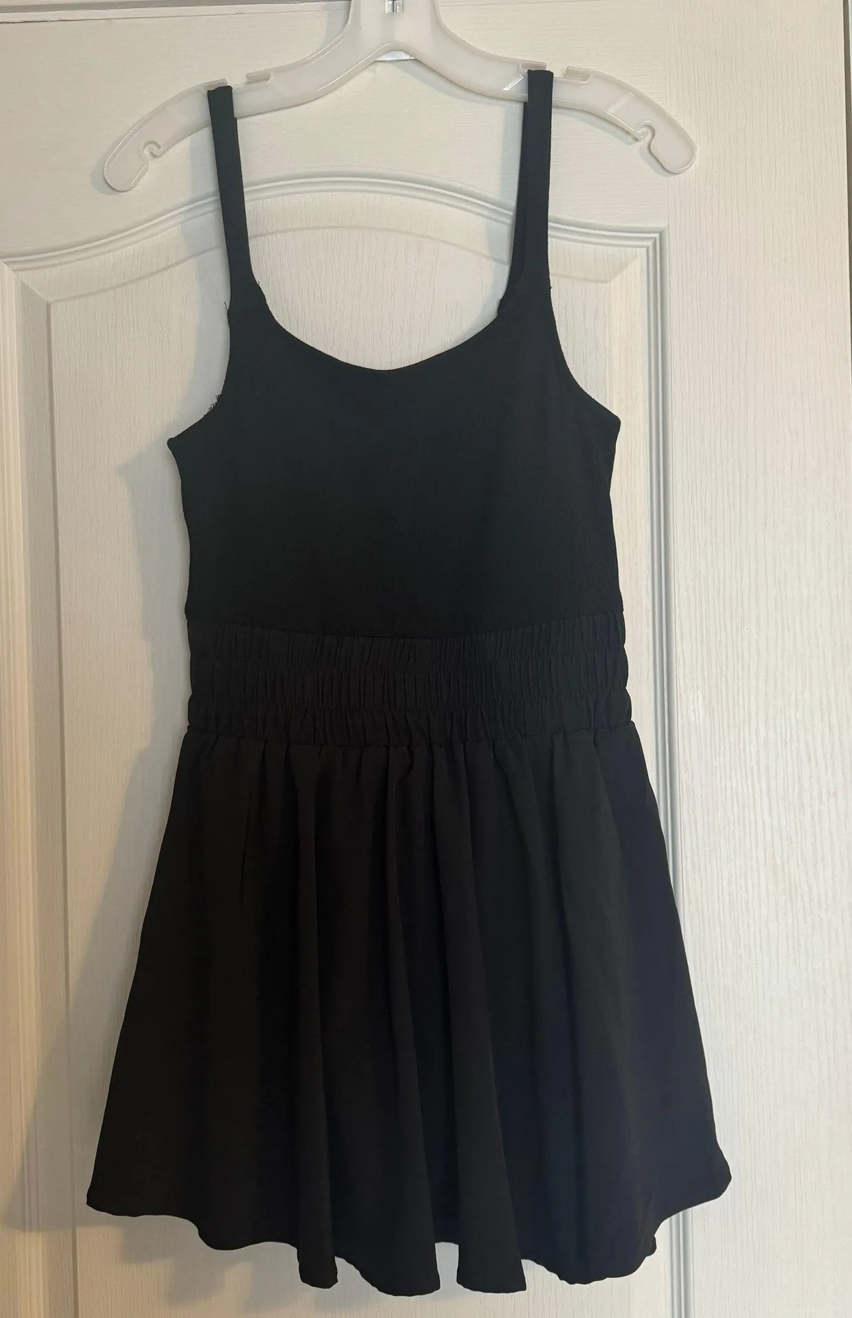 Very J New In  Black Smocked Waist Athletic Tennis Dress NWT - Image 3