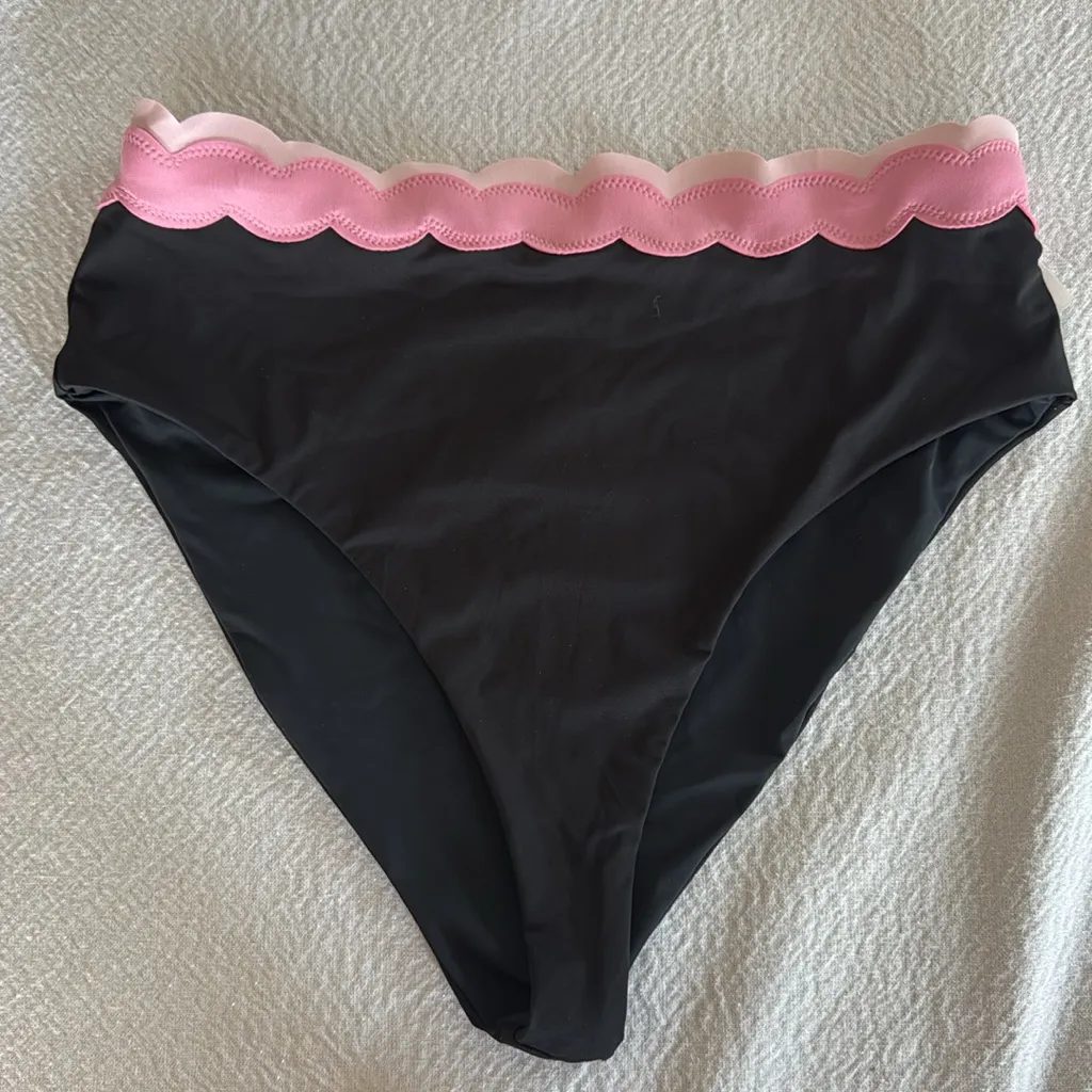 Beach Riot Harriet high waist Bottom Sweet Berry Wave, Size X-Large, $98 - Image 3