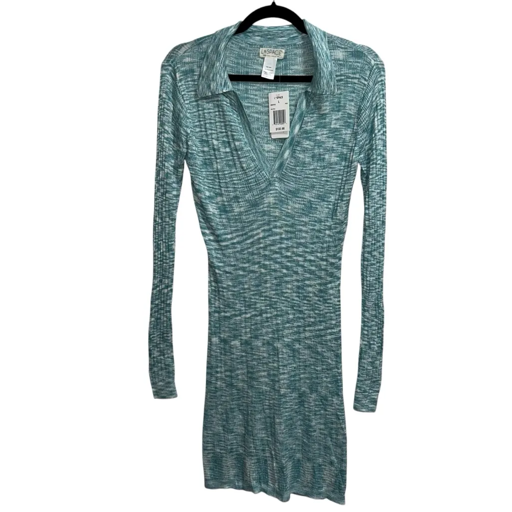 NEW NWT L*SPACE Aria Mini Dress In Poolside Blue - Image 4