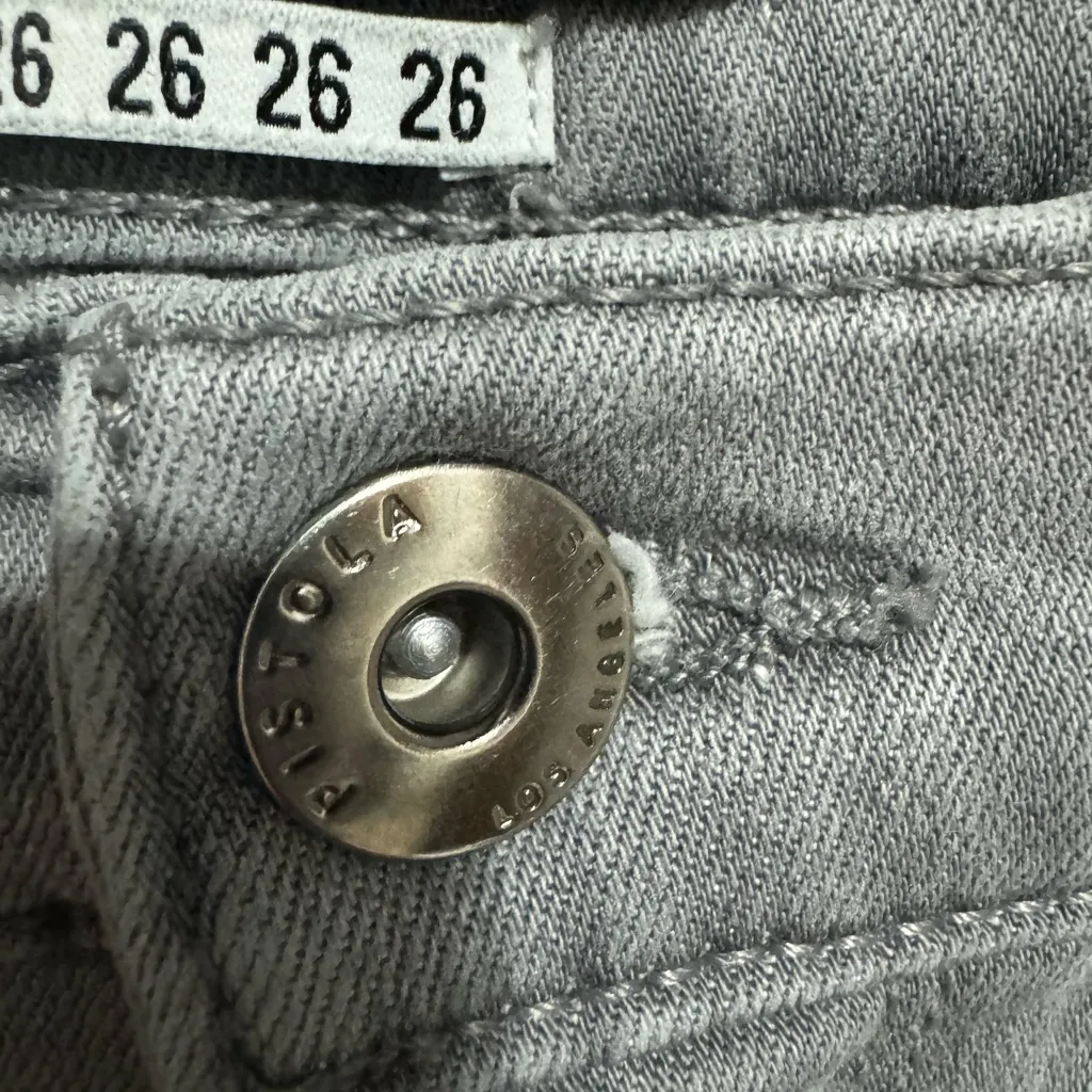 Pistola Jeans Ives Distressed Released Hem Skinny Jean Size 26‎ - Image 4