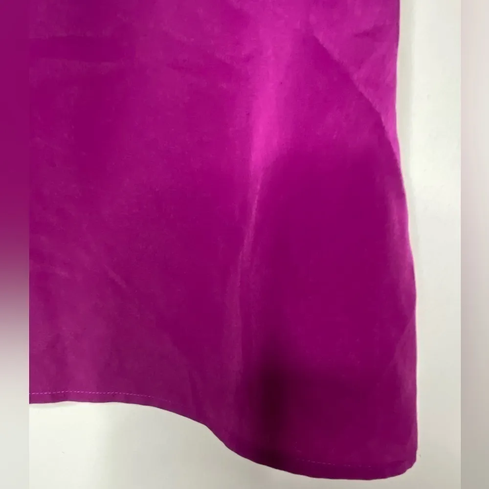 The Limited Multicolor Scoop Neck Satin Finish Sleeveless Blouse Top - Image 5