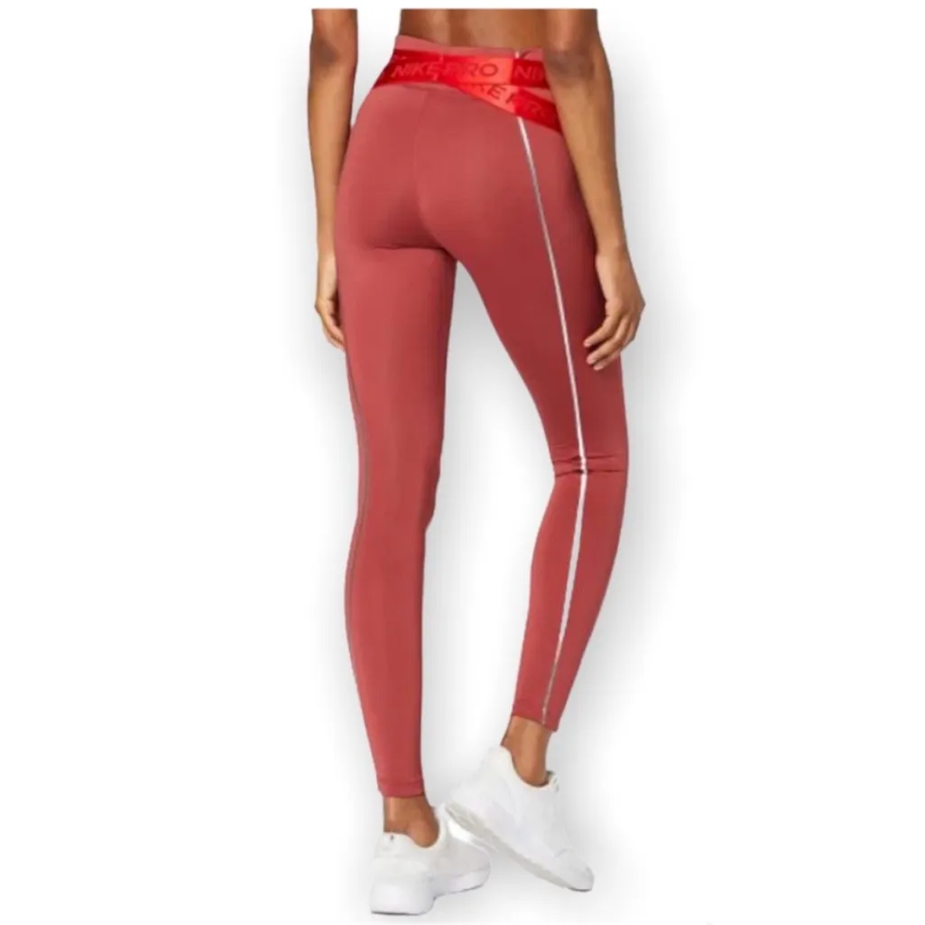Nike Pro Hyperwarm Tights with Silver Accents - Image 7