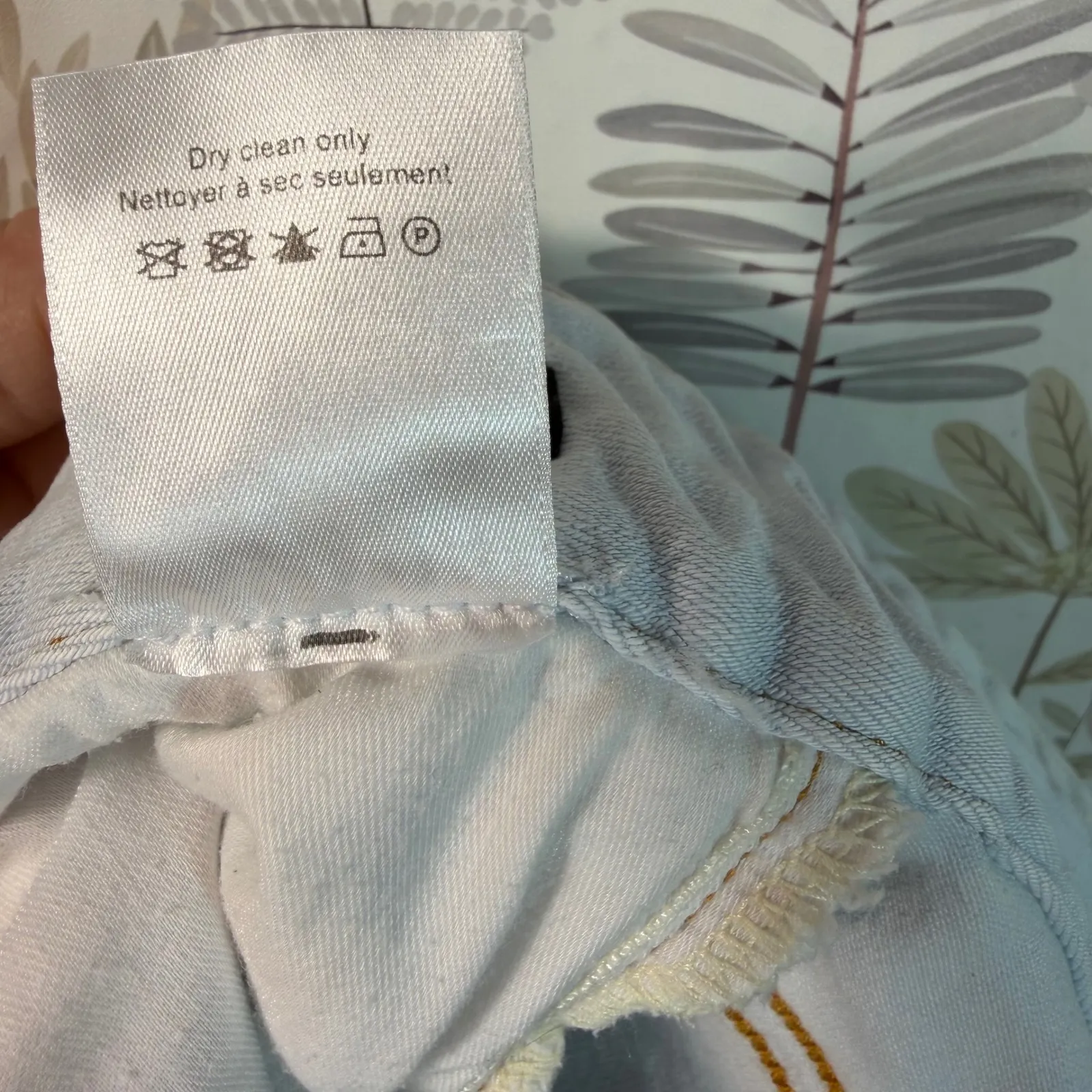 Veronica Beard Jeans Light Wash High Rise Braided Waist Jeans Size 29/8 USA - Image 14