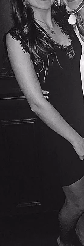 BCBGeneration Black Formal Dress With Lace Details - Image 7