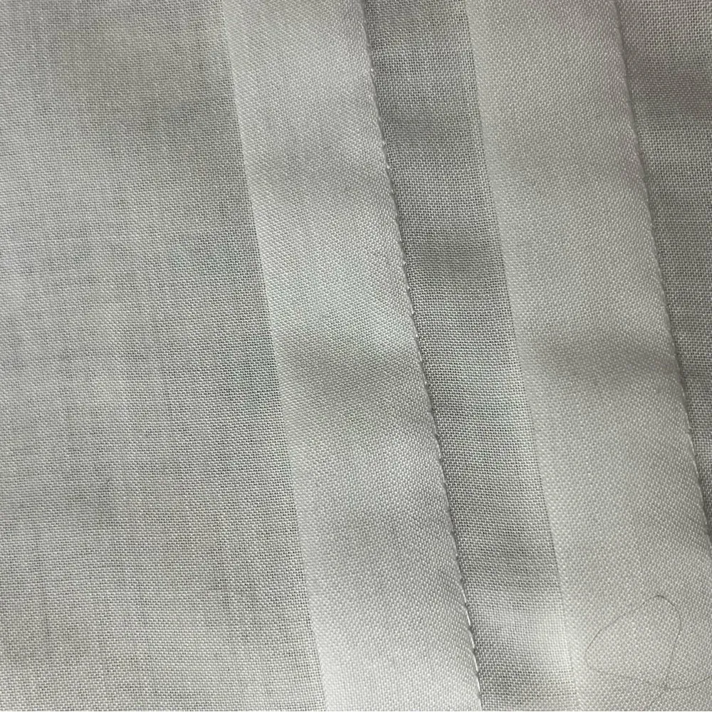 Vtg Nilani Sheer Ivory Pin Tuck Blouse Lace Collar Y2k Retro Womens 11/12 L White Size L - Image 8