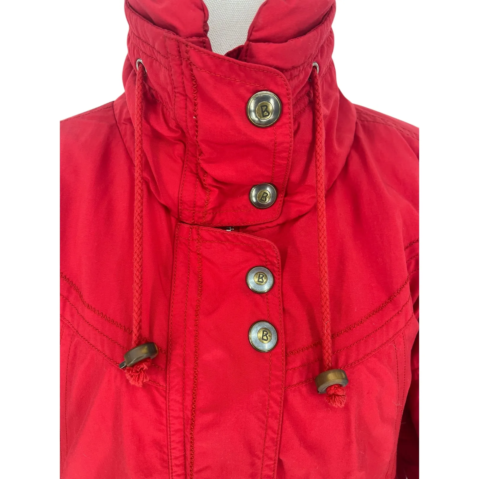 Bogner Vintage Ski Jacket in Red Size 12 - Image 5
