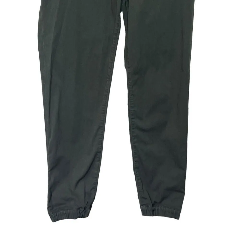 Veronica Beard Tedi Paperbag Pants Green Women’s Size 25 High Rise Cropped Twill - Image 5