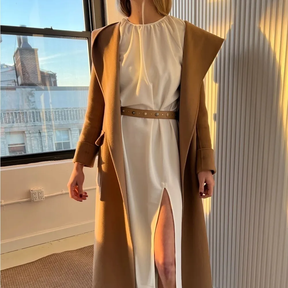 NWT HILL HOUSE The Simone Maxi Dress in Coconut Milk (Offwhite) sZ M - Image 9