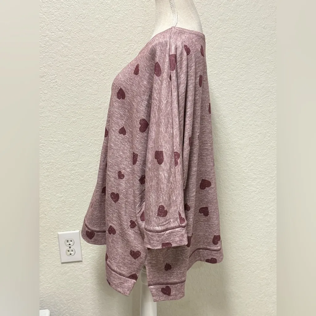 cha cha vente NWOT  Heart Print Women's Top Size 2X - Image 4