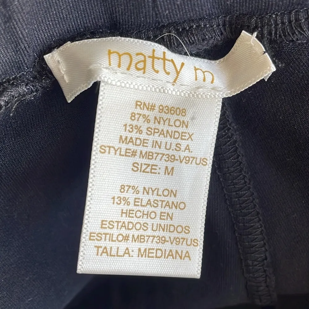 Matty M Black Leggings - Image 3