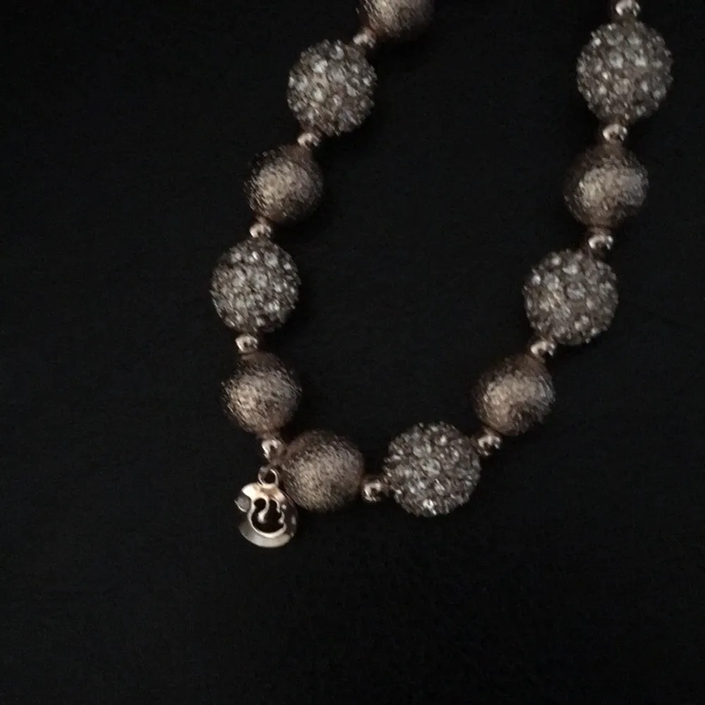 Gloria Vanderbilt rose gold pave Crystal bracelet - Image 2