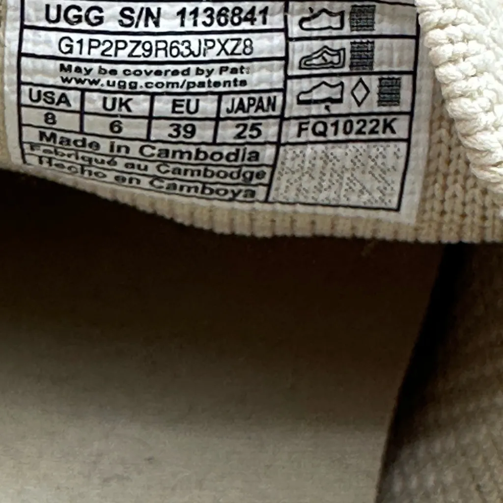 UGG Women’s Cream Casual Slip-on Shoes. - Image 3