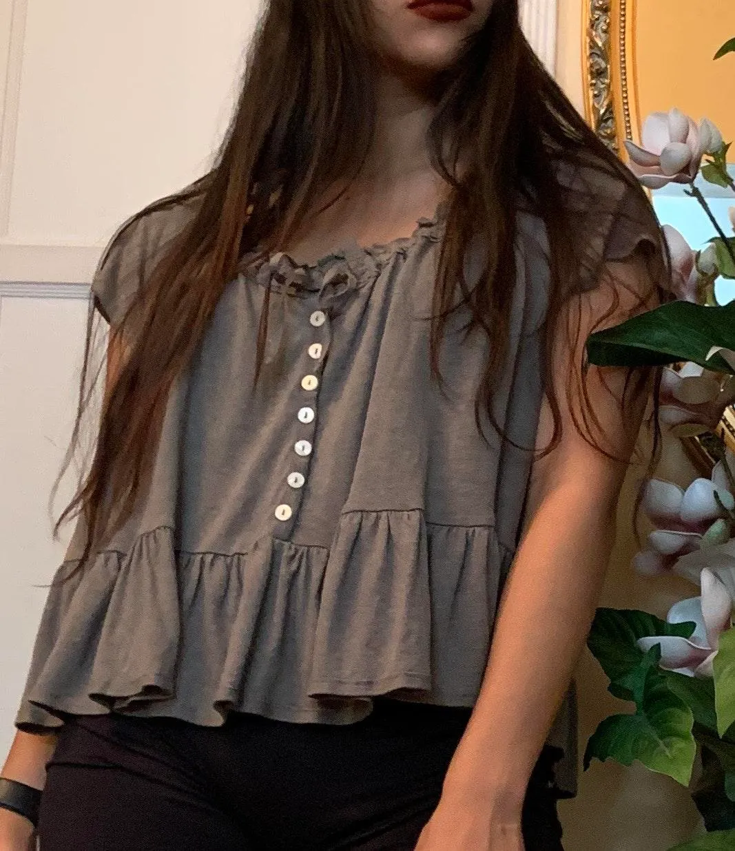 army sage top - Image 2