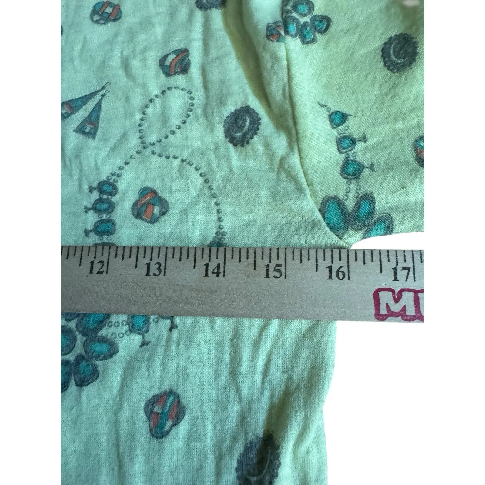 Vintage Medalist Allen A Long Sleeve Shirt L USA 70s 80s Abstract Print Retro Size L - Image 6