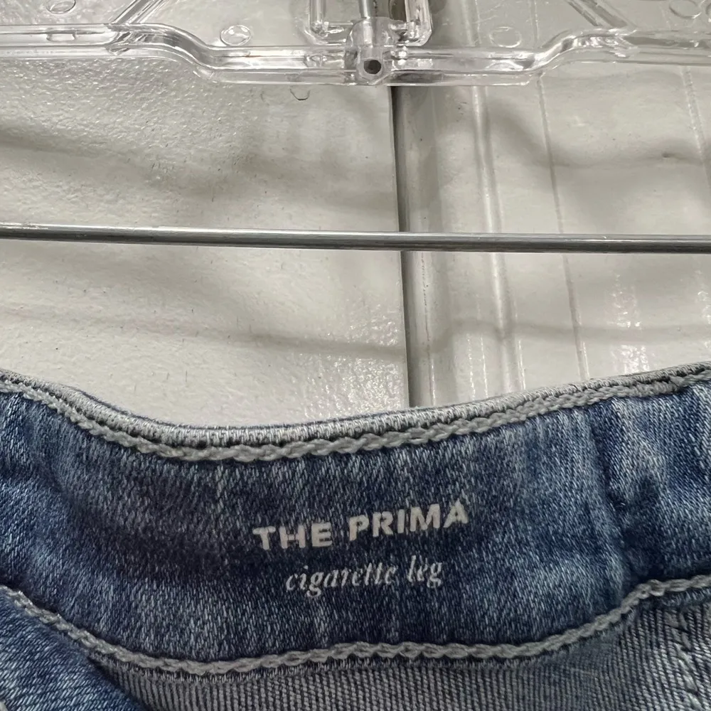 AG Adriano Goldschmied Blue Denim The Prima Cigarette Leg Jeans Size 29R - Image 3