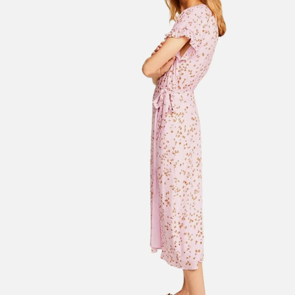 Joie Dresses Joie Bethwyn Floral Wrap Dress Floral Pink Sz small - Image 2