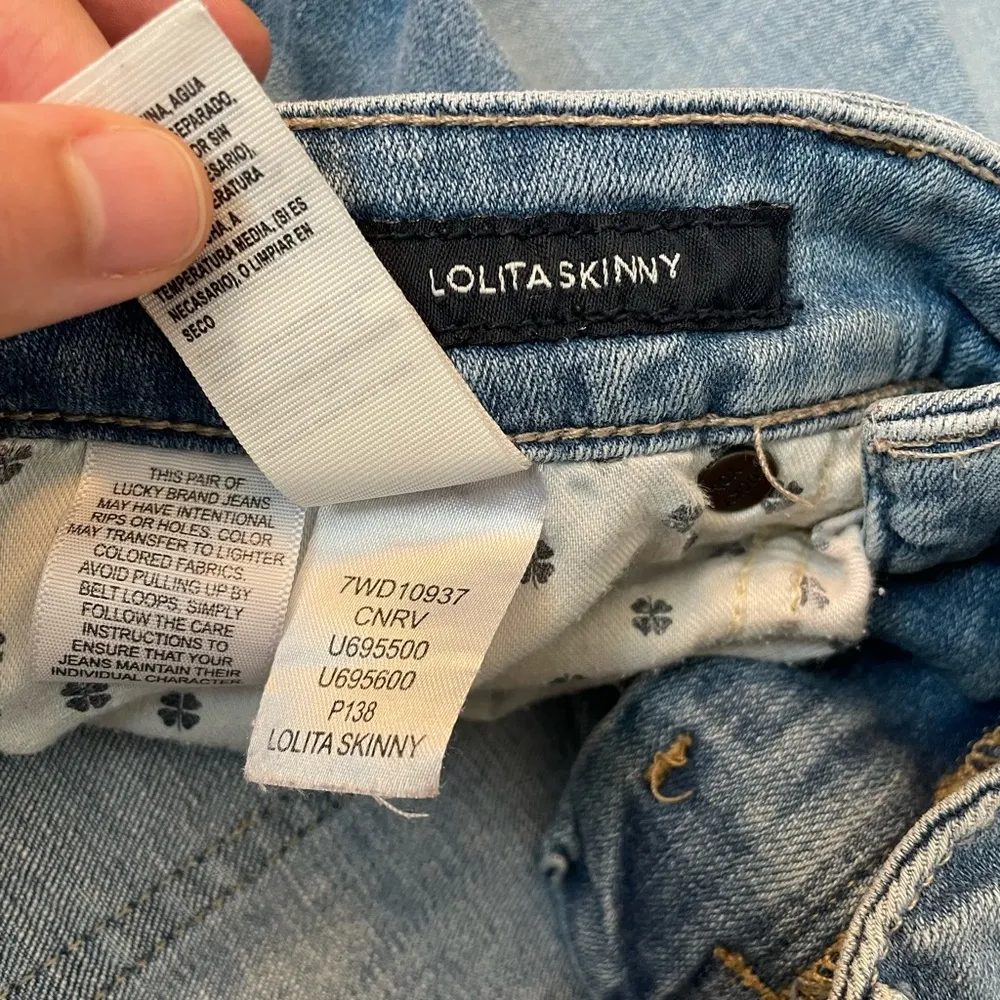 👖2/$30 | Lucky Brand Low Rise Lolita Skinny Jean - Canadian River Ct |Size 2/26 - Image 10