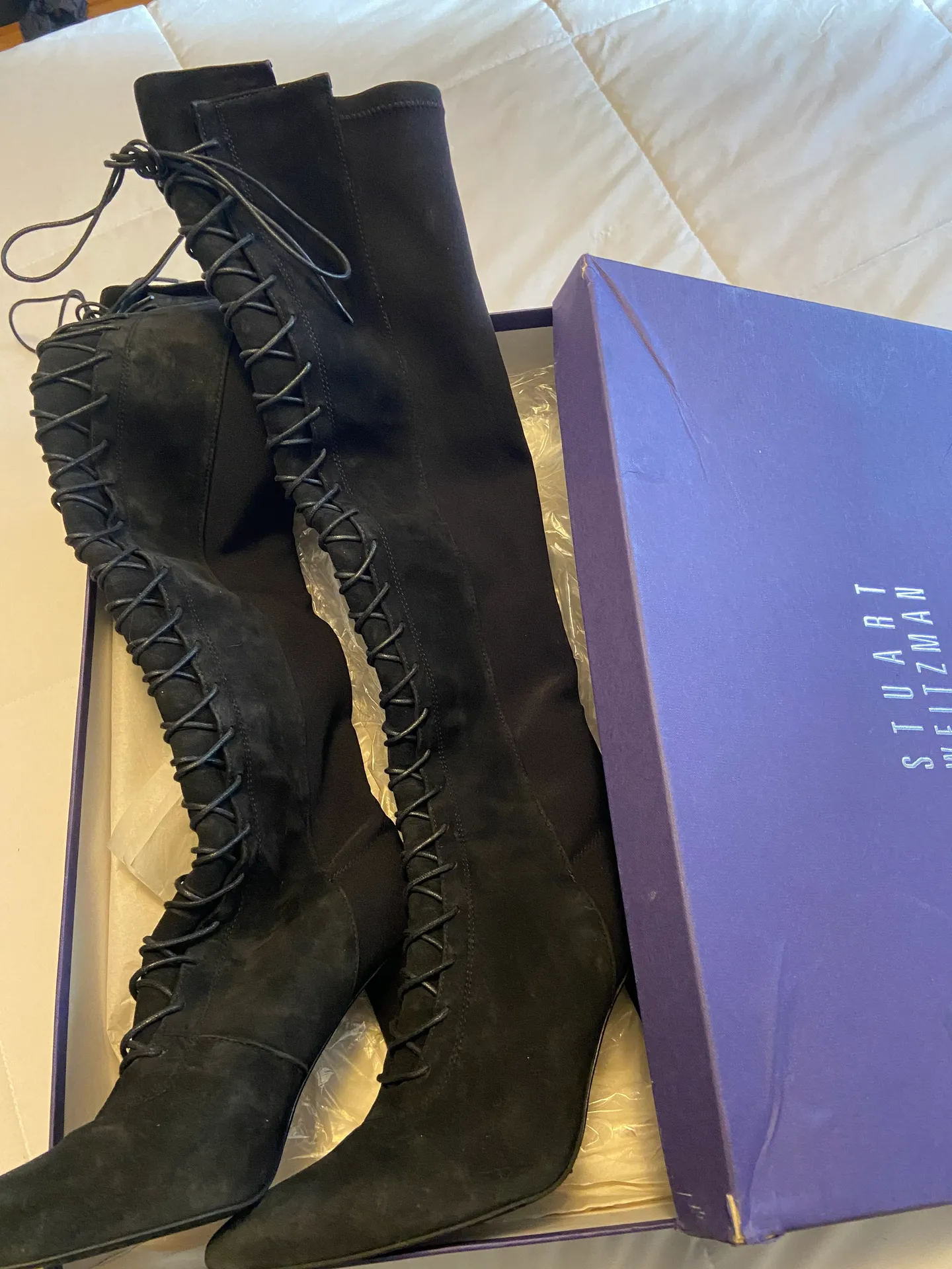 Stuart Weitzman Half N Half Knee Boots - Image 5