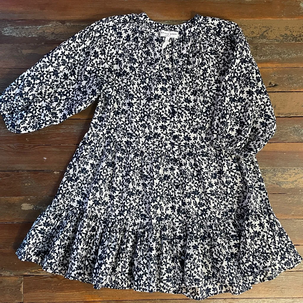 Apiece Apart Mini Mitte Ditsy Floral Poplin Organic Cotton Dress - Sz XS 🧡🎀 - Image 8