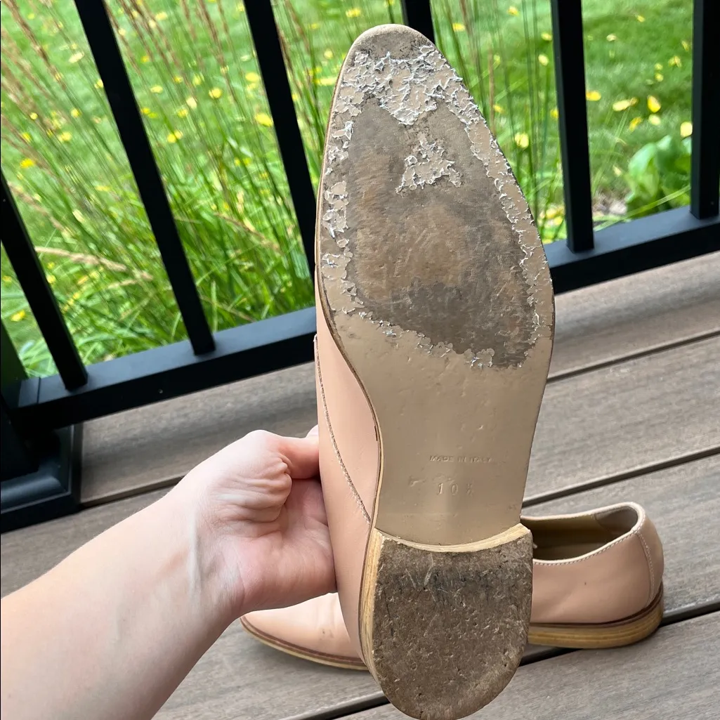 Everlane The Modern Oxford Blush Creme Leather Derby Shoes - Size 10.5 - Image 16