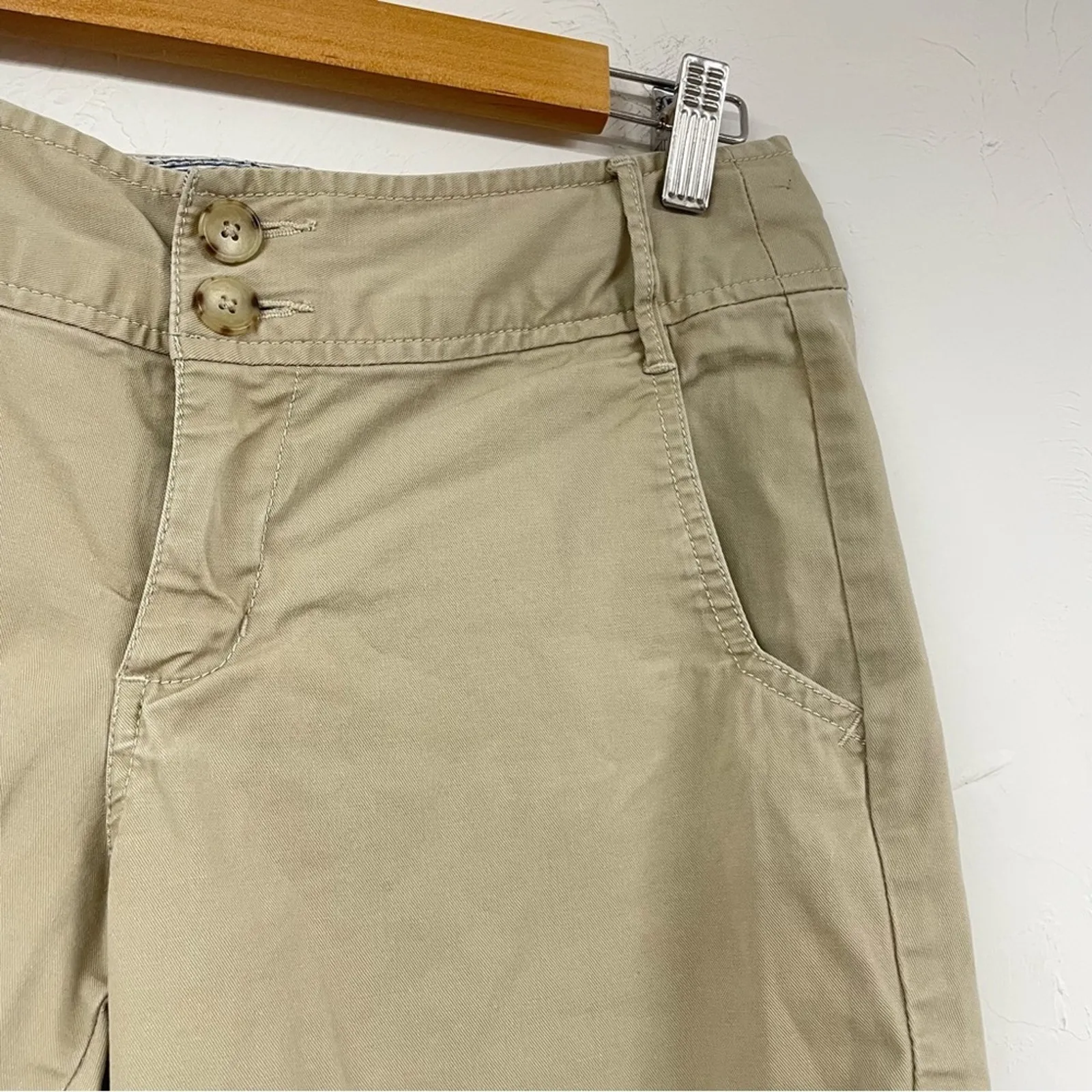 Eddie Bauer Khaki Tan Women Hiking Shorts 6 Blakely Fit Outdoor Camping Gorpcore - Image 10