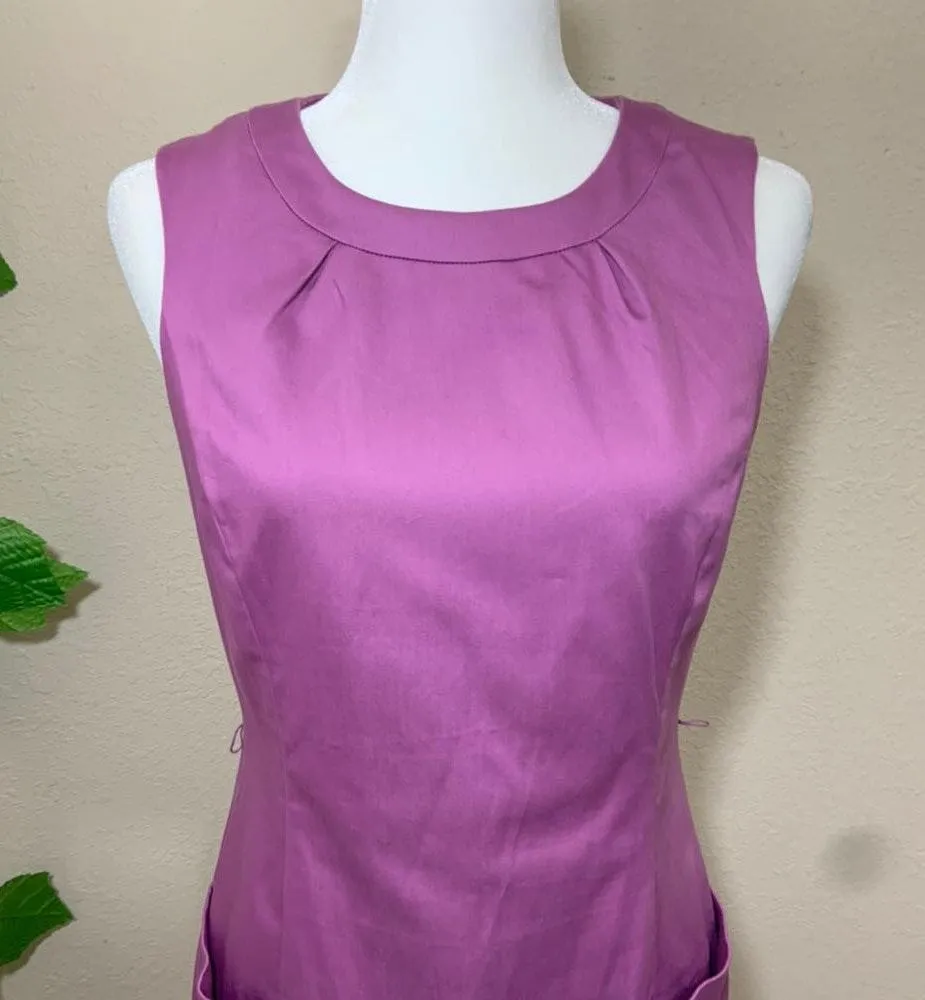 Tahari Purple Shift Pocket 60’s Dress - Image 6