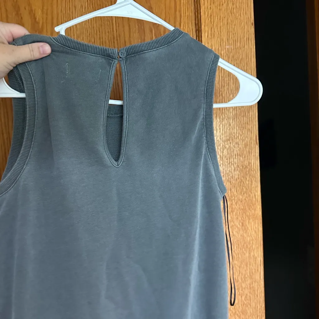 Thread & Supply Charcoal Sleeveless Top Gray - Image 3