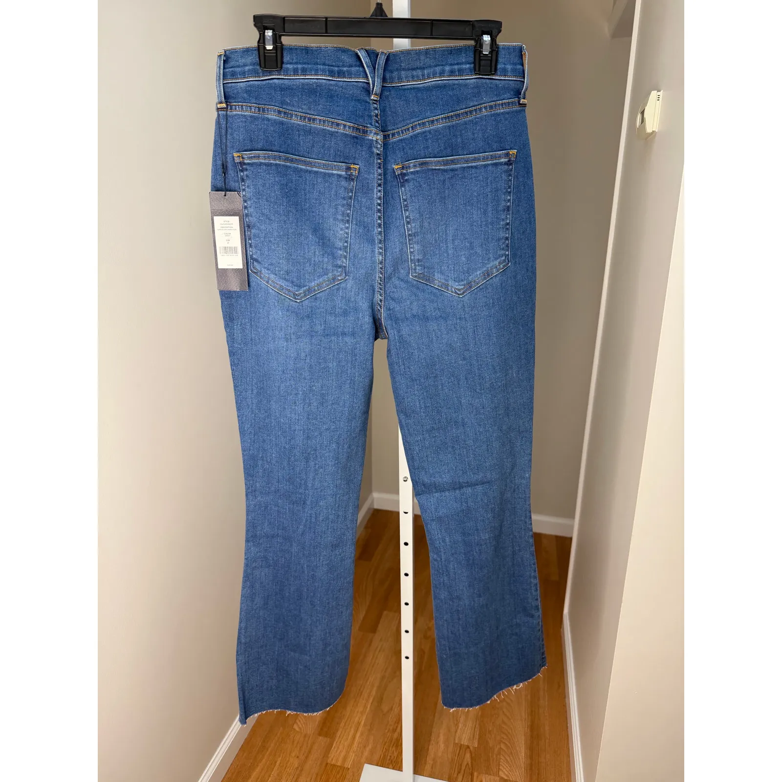 NEW NWT Veronica Beard Carolina Ankle Skinny Flare Jean size 32 - Image 5