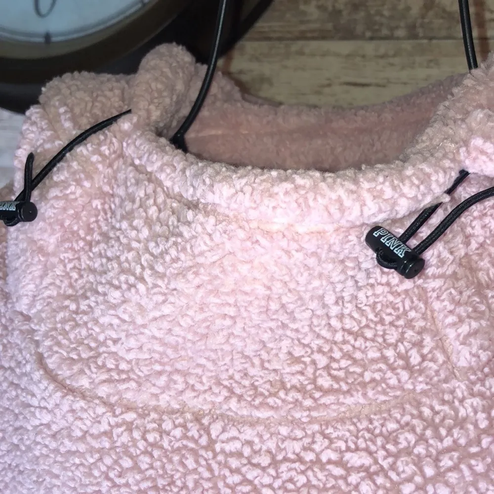 Victoria’s Secret PINK Teddy Funnel Neck Pullover Jacket Pink Size XS wi…​​ - Image 3