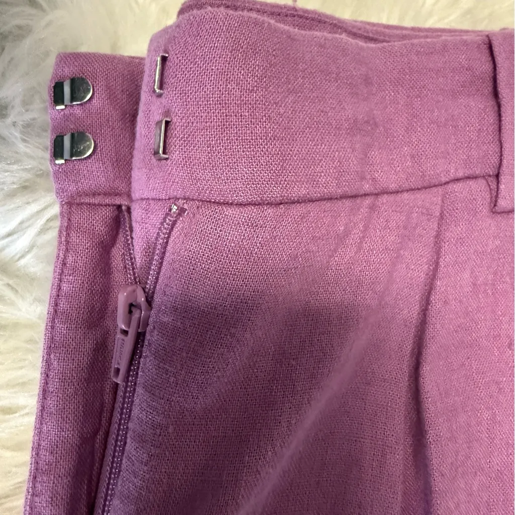 Abercrombie & Fitch Sloan High-Waisted Wide-Leg Pants Size 25 / 0 Short Curve - Image 6