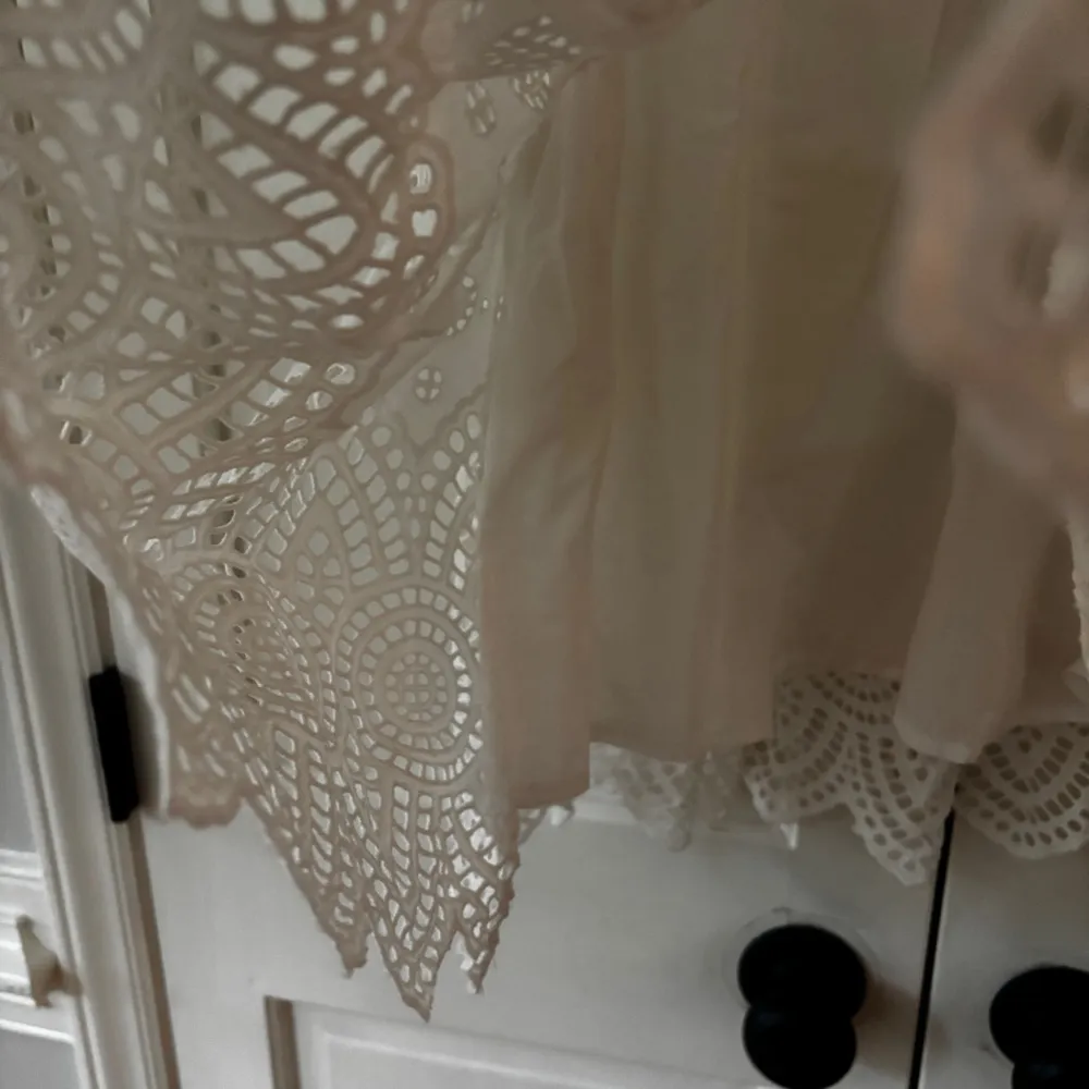 Ulla Johnson Simone Puff Sleeve Eyelet Shift Dress Size 2 White Bridal Lace - Image 9