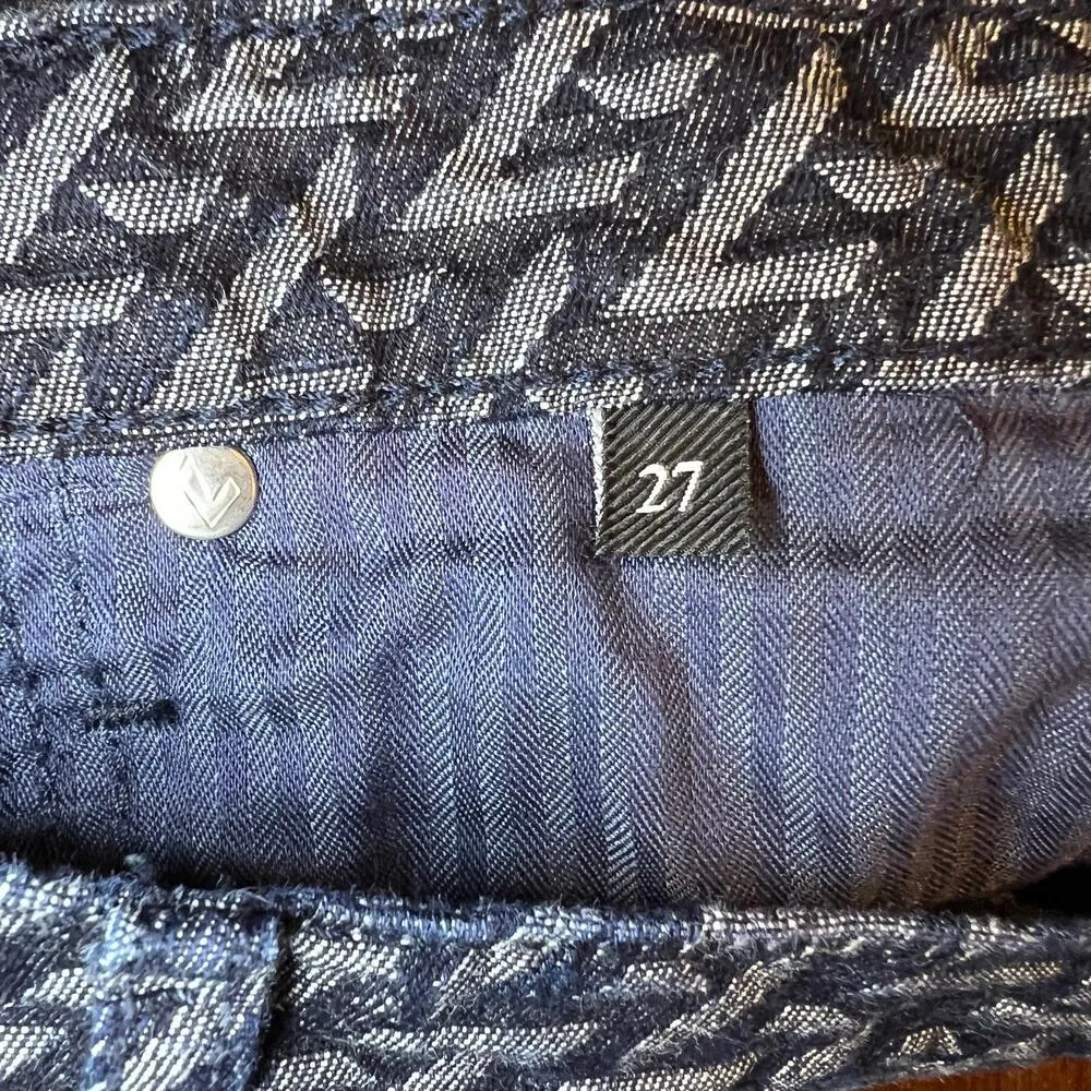 7 For All Mankind Women's Logo Print Boot Cut Jeans Size 27 - Image 3