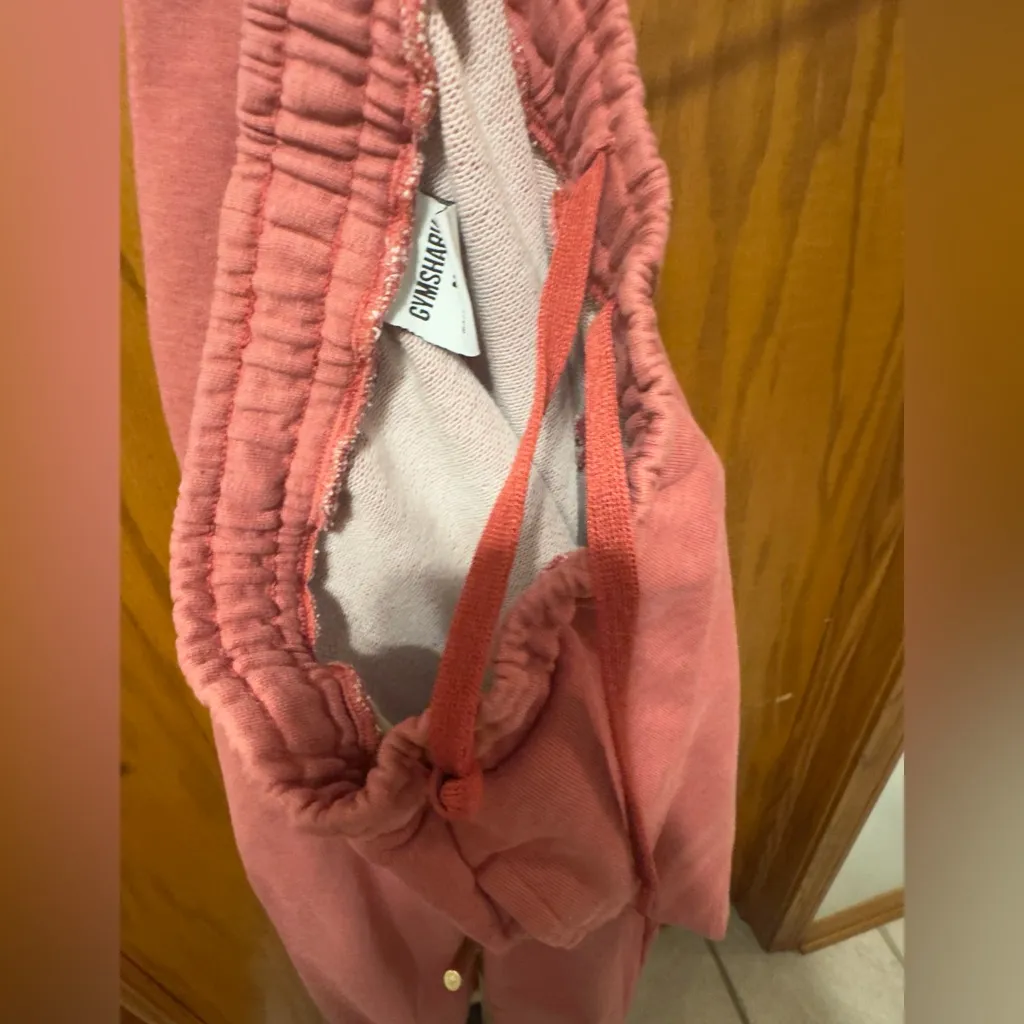 Gymshark Rest Day Sweats Joggers Pink Marl - Medium - Image 12