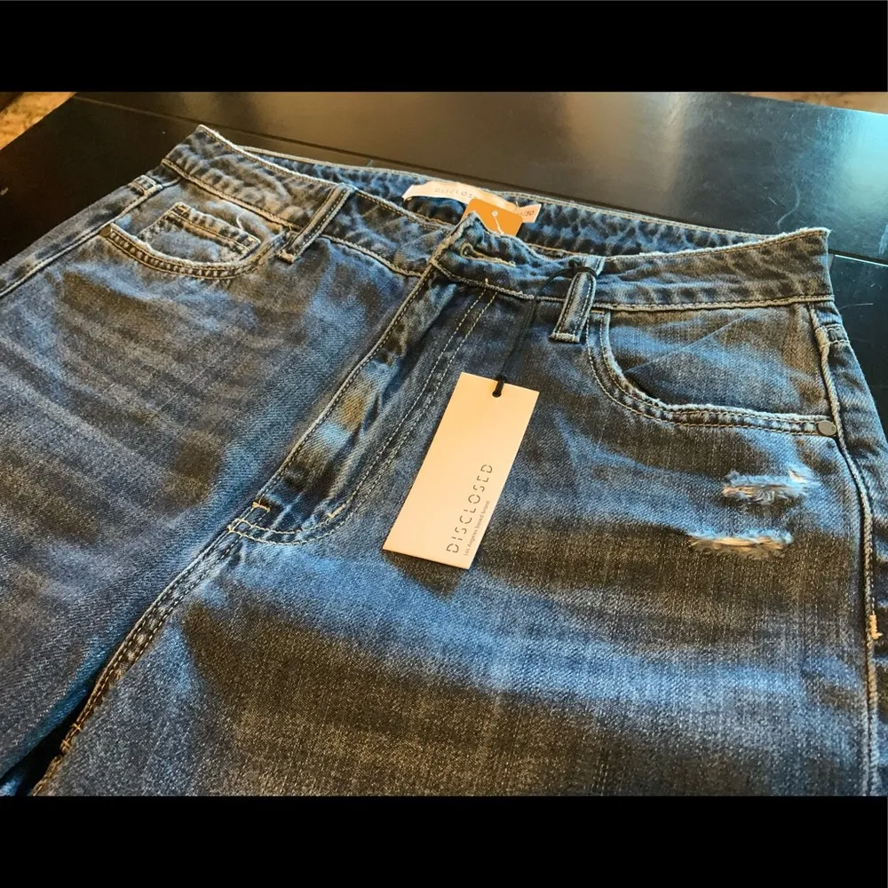 NWT High waist mom jeans size 11 / 30 Blue - Image 3