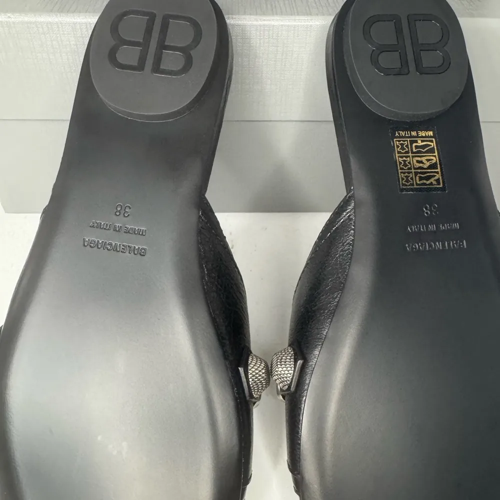 Balenciaga Le Cagole Women’s Slide Sandal Black Colo Size 38 New. - Image 7