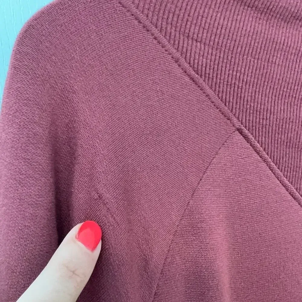 ATHLETA Nirvana Open‎ Cardigan in Maple Red - Image 6