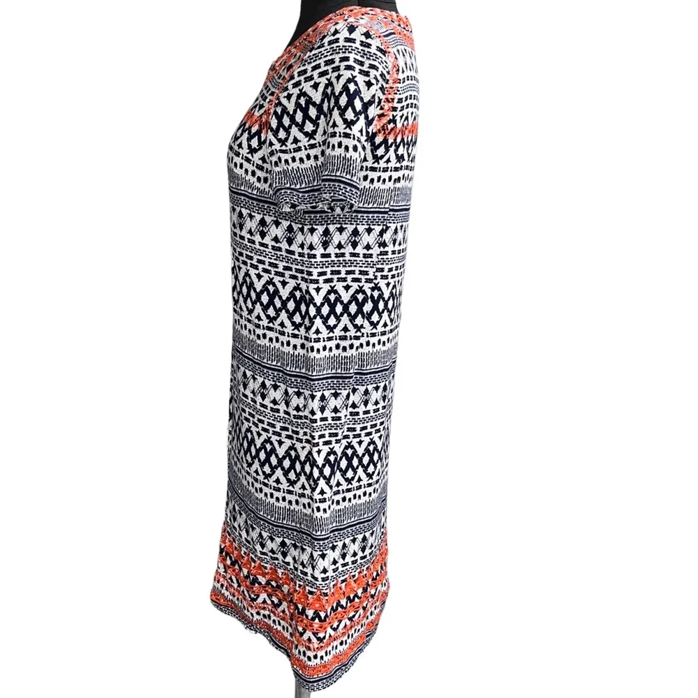 THML Embroidered Short Sleeve Batik Dress - Image 3