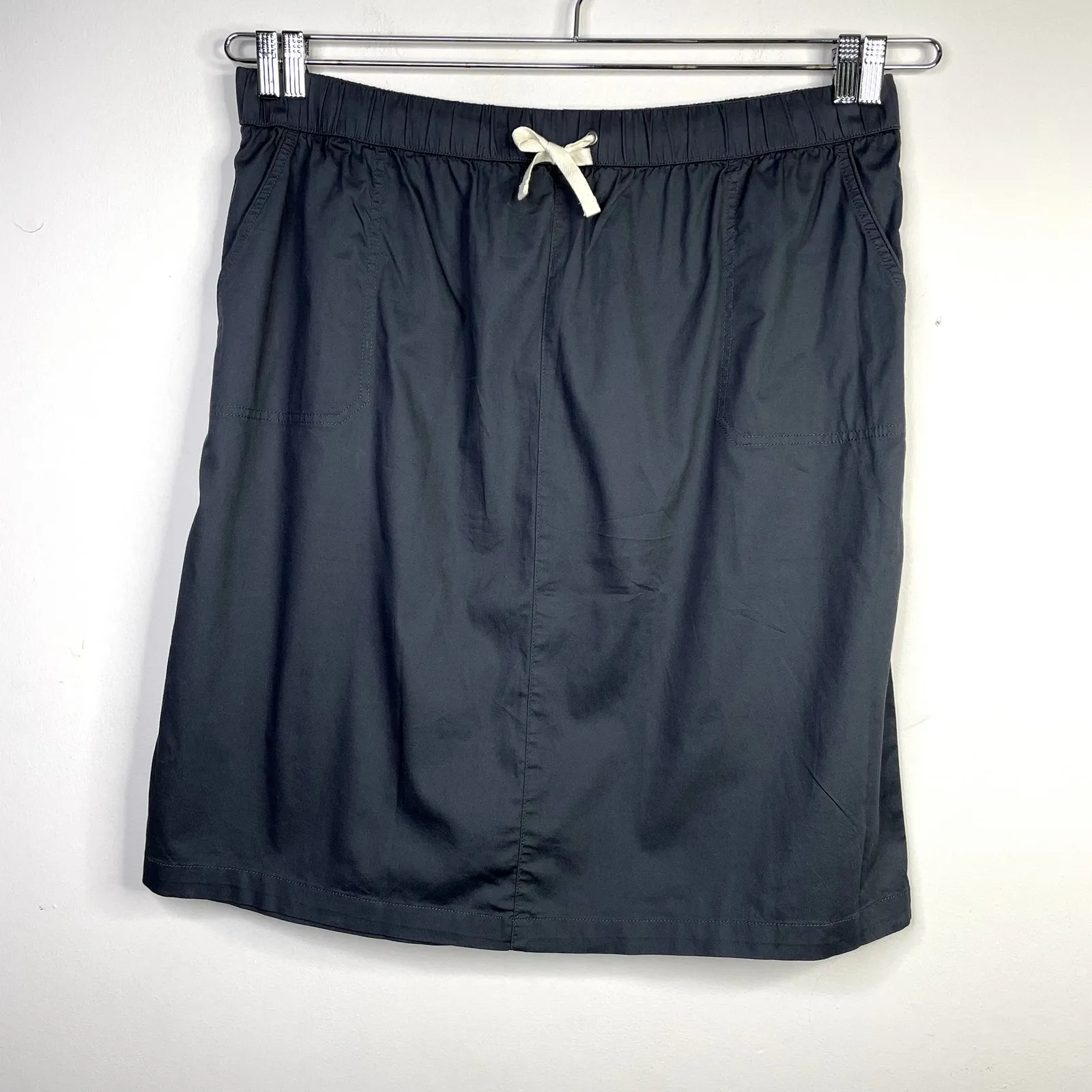 Pact Daily Twill Casual Cotton Knee Length Skirt Storm Gray Womens XXXL 3XL New - Image 2