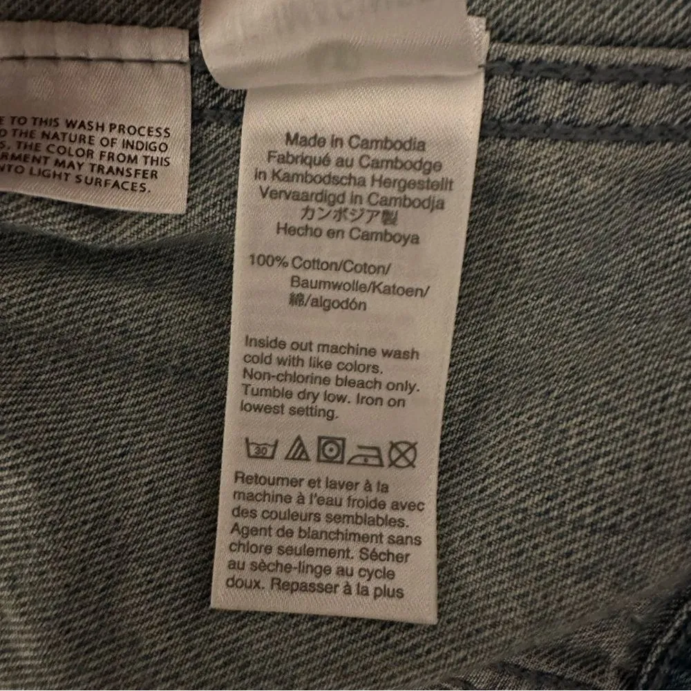 J. Crew Denim Blue Jean Jacket size XS - Image 10