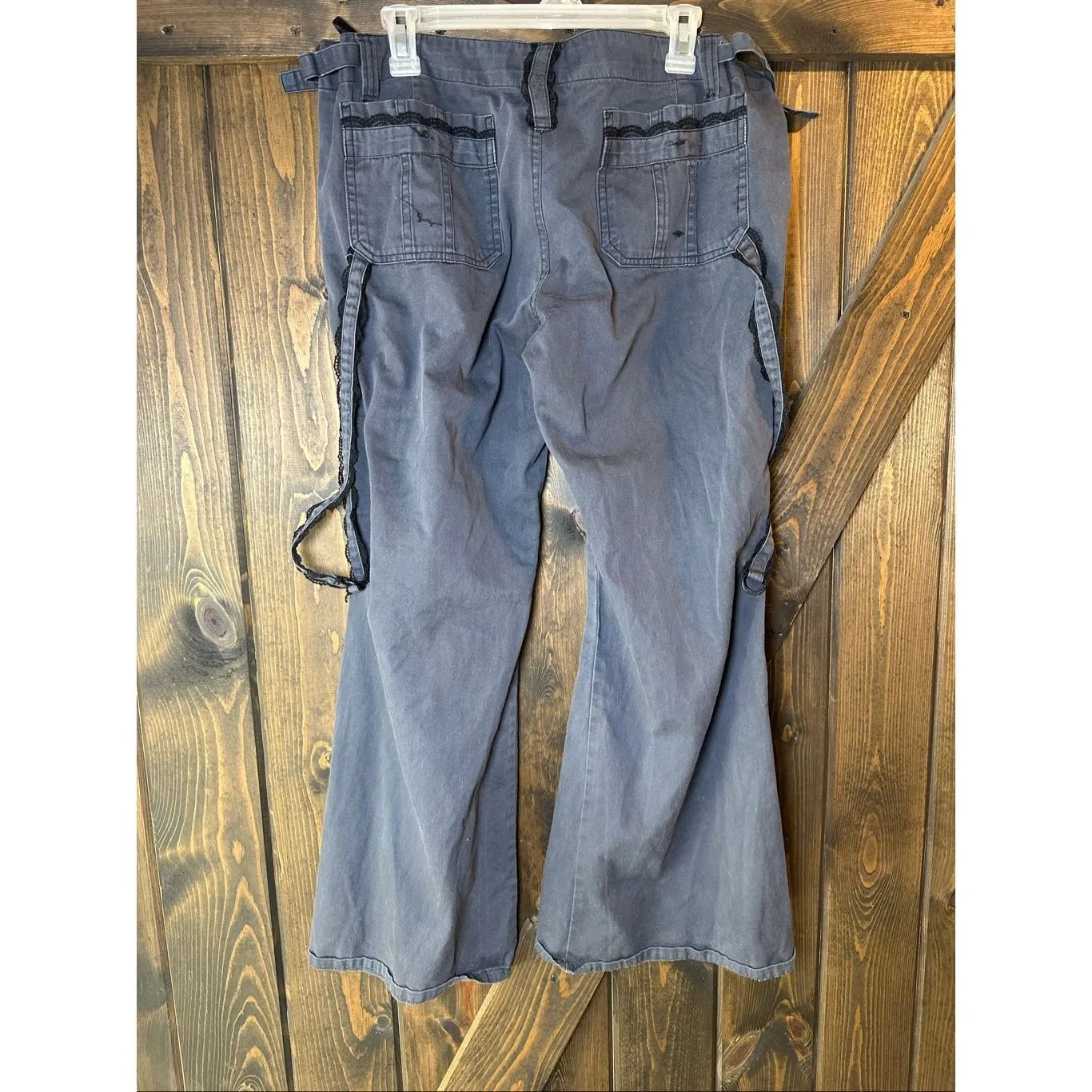 Tripp NYC Lace & Chains 100% Cotton Wide Leg Pants - Image 2