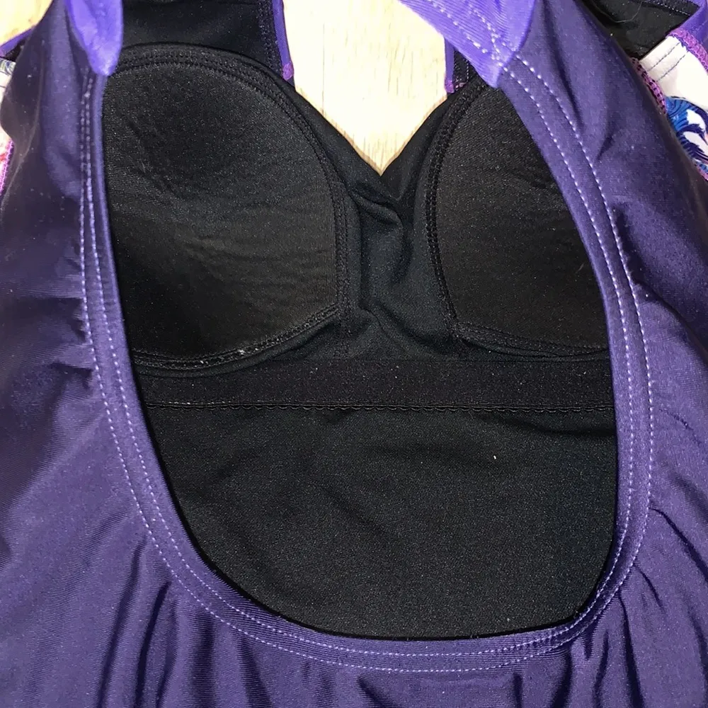 Blue & purple Boyleg boy short one price swimsuit Size XL - Image 7